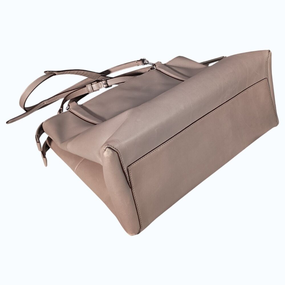 Coach The Borough Bag Shoulder Bag Tote Warm Grey Leather 30348 Retro Chic - Picture 5 of 15